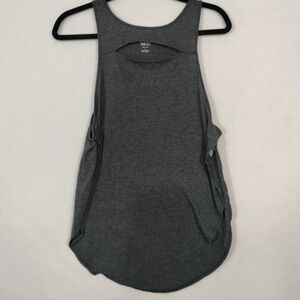 Mossimo Supply Co. Dark Gray Racerback Tank Top